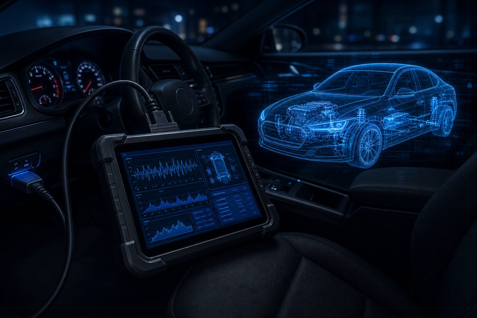 Diagnostic électronique automobile — lecture des calculateurs