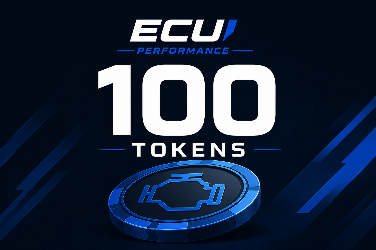 Pack 100 tokens ECU — remise 5 tokens/commande
