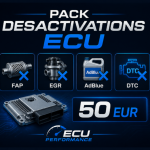 Pack Désactivations ECU — a partir de 50 EUR
