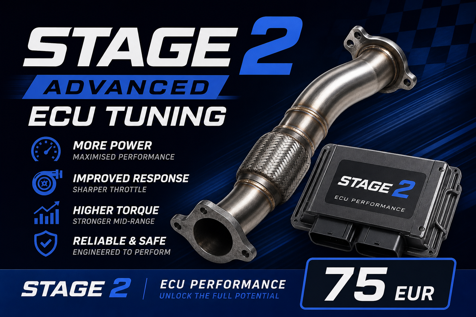Optimisation moteur Stage 2 — 75 EUR