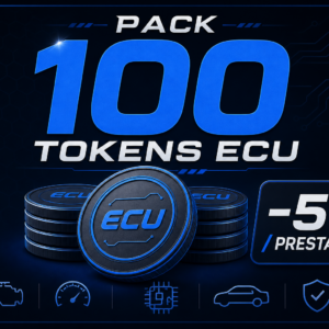 Pack 100 tokens ECU — remise 5 tokens/commande
