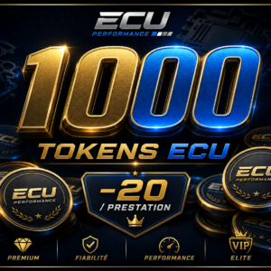Pack 1000 tokens ECU — remise 20 tokens/commande